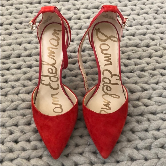 Sam Edelman Shoes - Sam Edelman Red Pumps